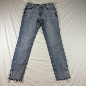 Kensie Jeans Women's The Kelsey High Rise Skinny Frayed Hem Denim Size 4/27
